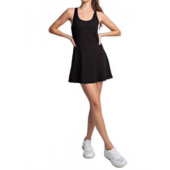 NEW RAE MODE tennis romper dress in black - Picture 4 of 4